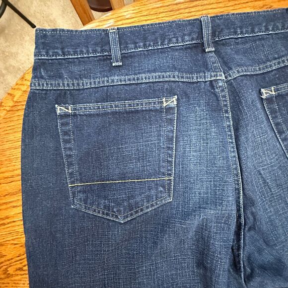 Lee Buddy Lee Lawton Dungarees Jeans Mens 40x30 Blue Distressed Vintage - Picture 4 of 12